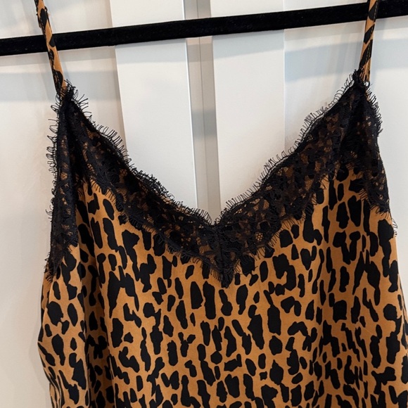 BP Leopard Print Camisole with Black Lace - Picture 2 of 4